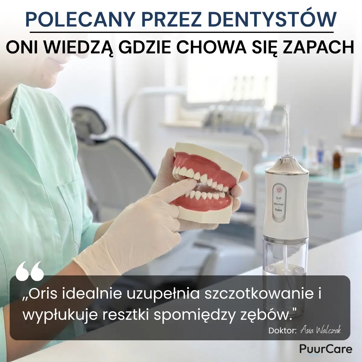 Oris™ | Irygator na resztki między zębami